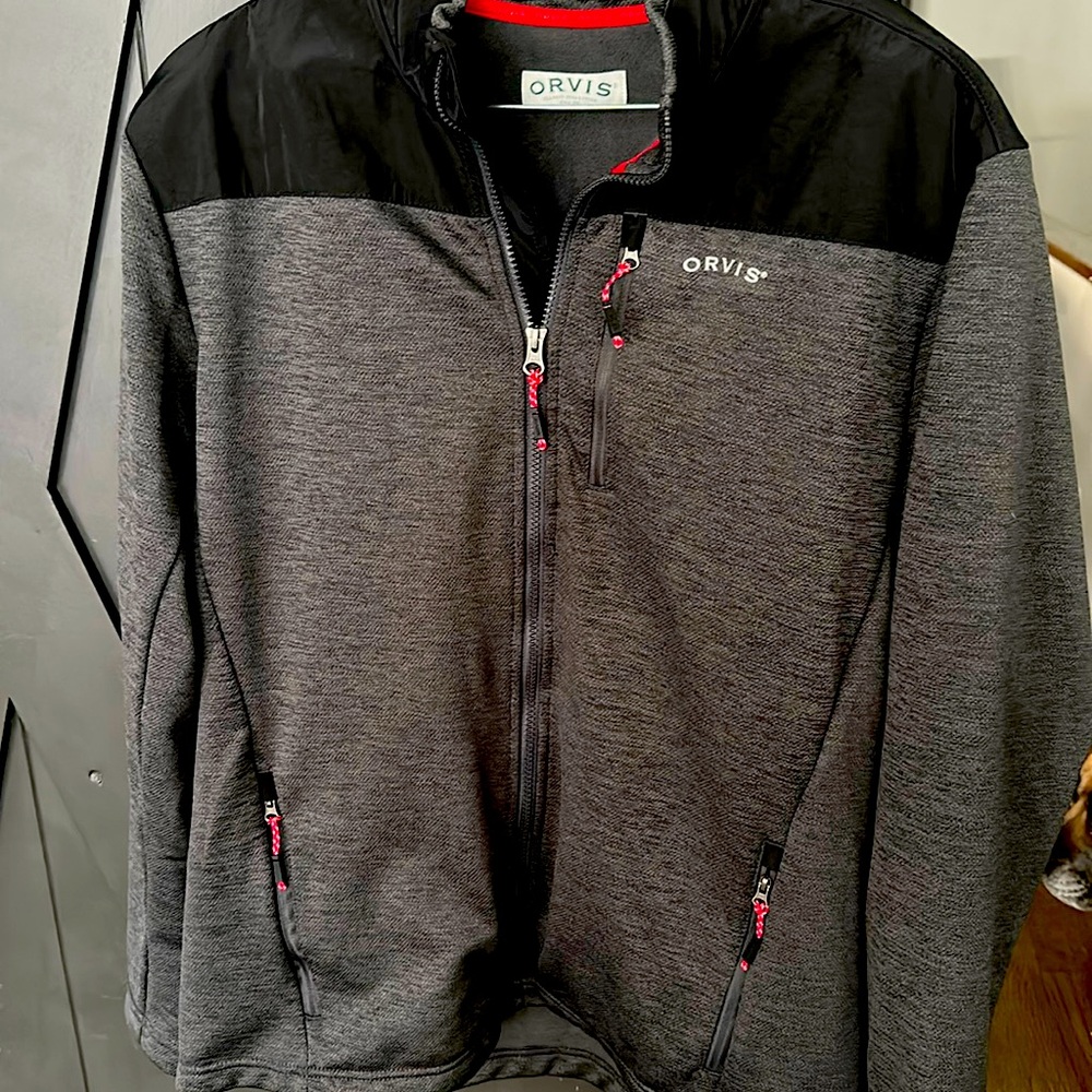 Men’s Orvis zip up jacket